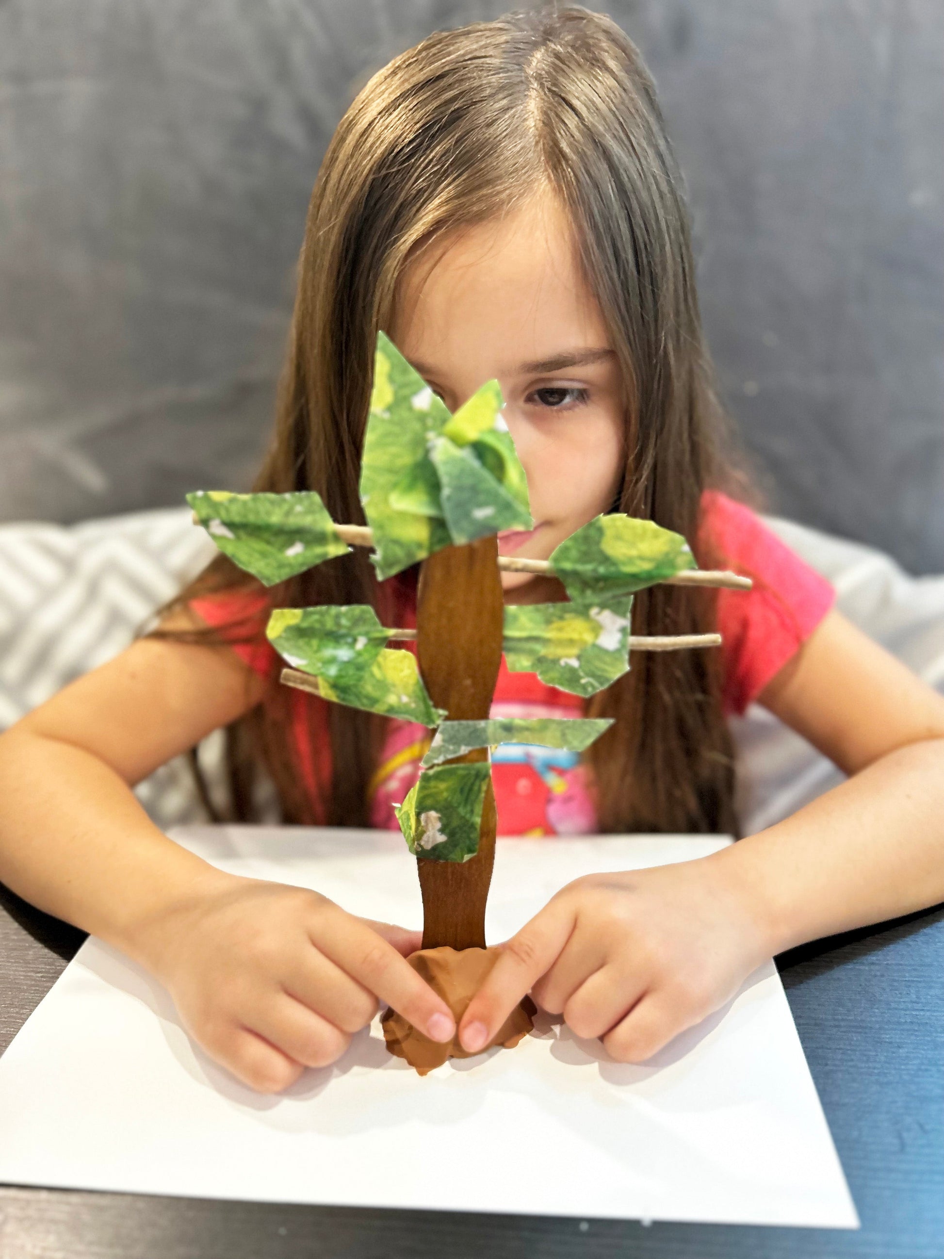 Construct a Rainforest Tree Stem Activity Kids