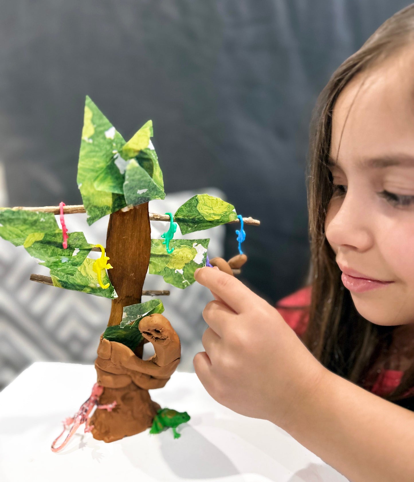 Construct a Rainforest Tree Stem Activity Kids