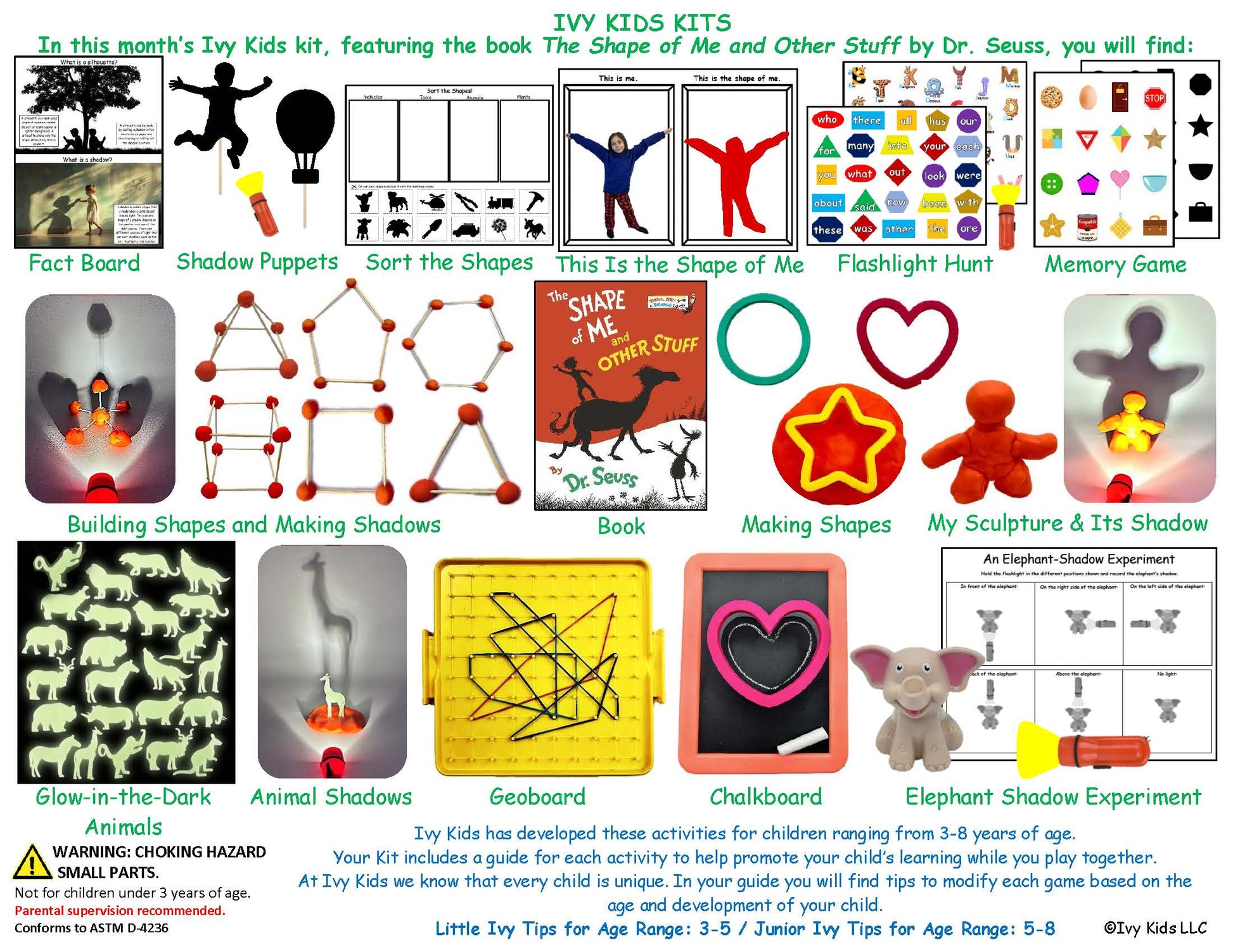 Shape and Shadow STEM activities for kids