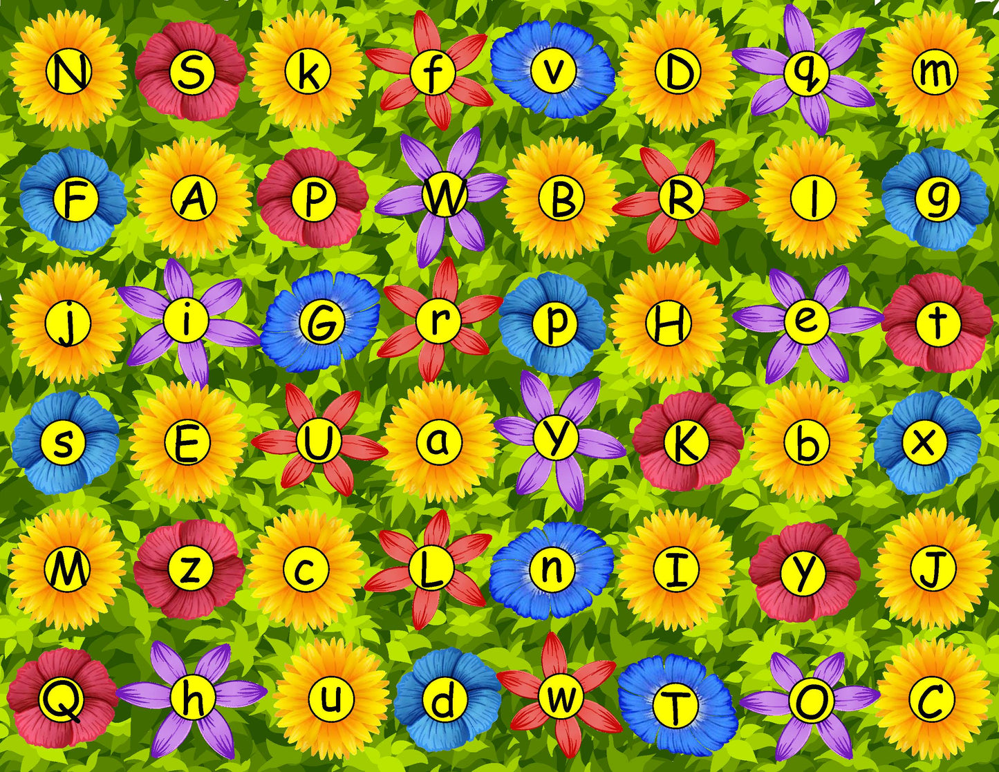 Pollenate the Flowers Literacy Game