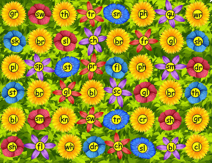 Pollenate the Flowers Literacy Game