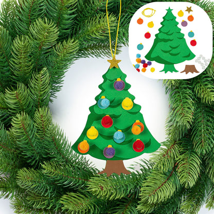 Christmas Tree Sticker Craft