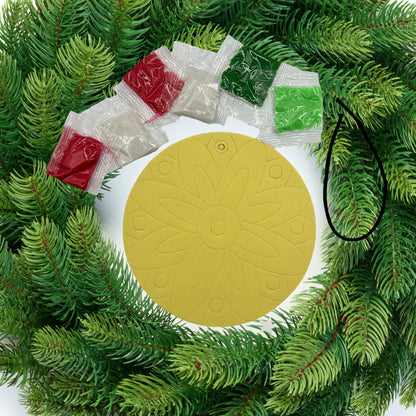 Mandala - Christmas Sand Art Ornament 