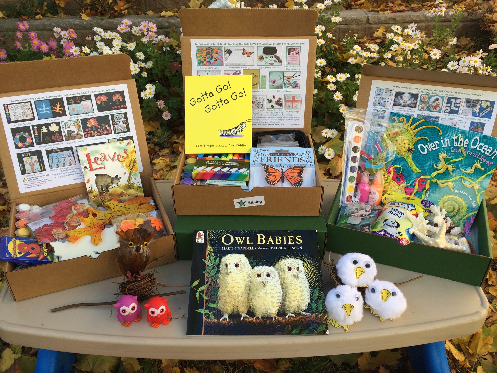 Children's subscription box with a book and over 10 STEAM activities inspired by the story