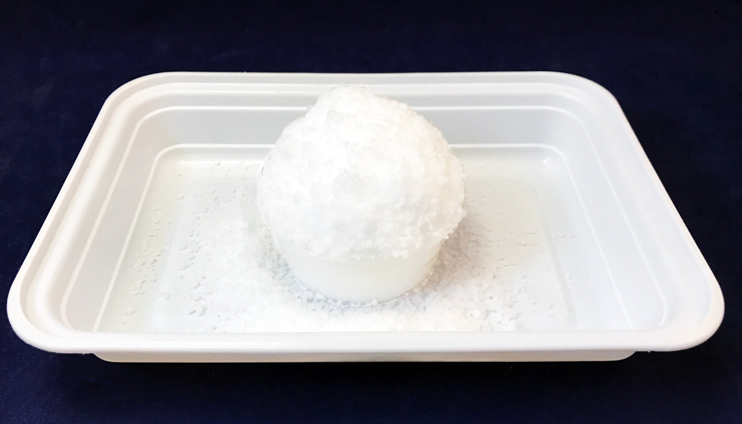 Make your own play snow with instant snow powder