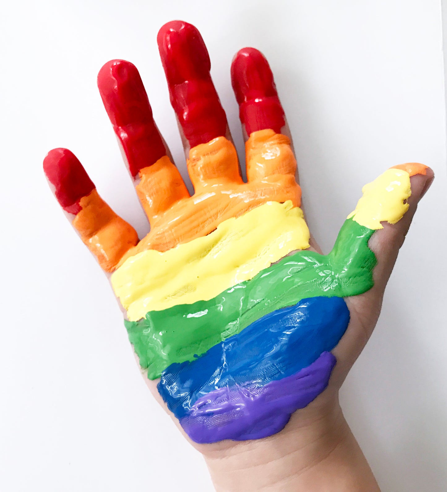 rainbow hand 