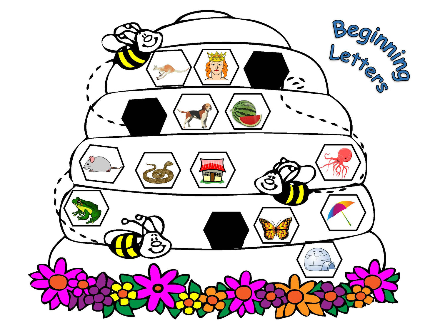 beehive literacy game