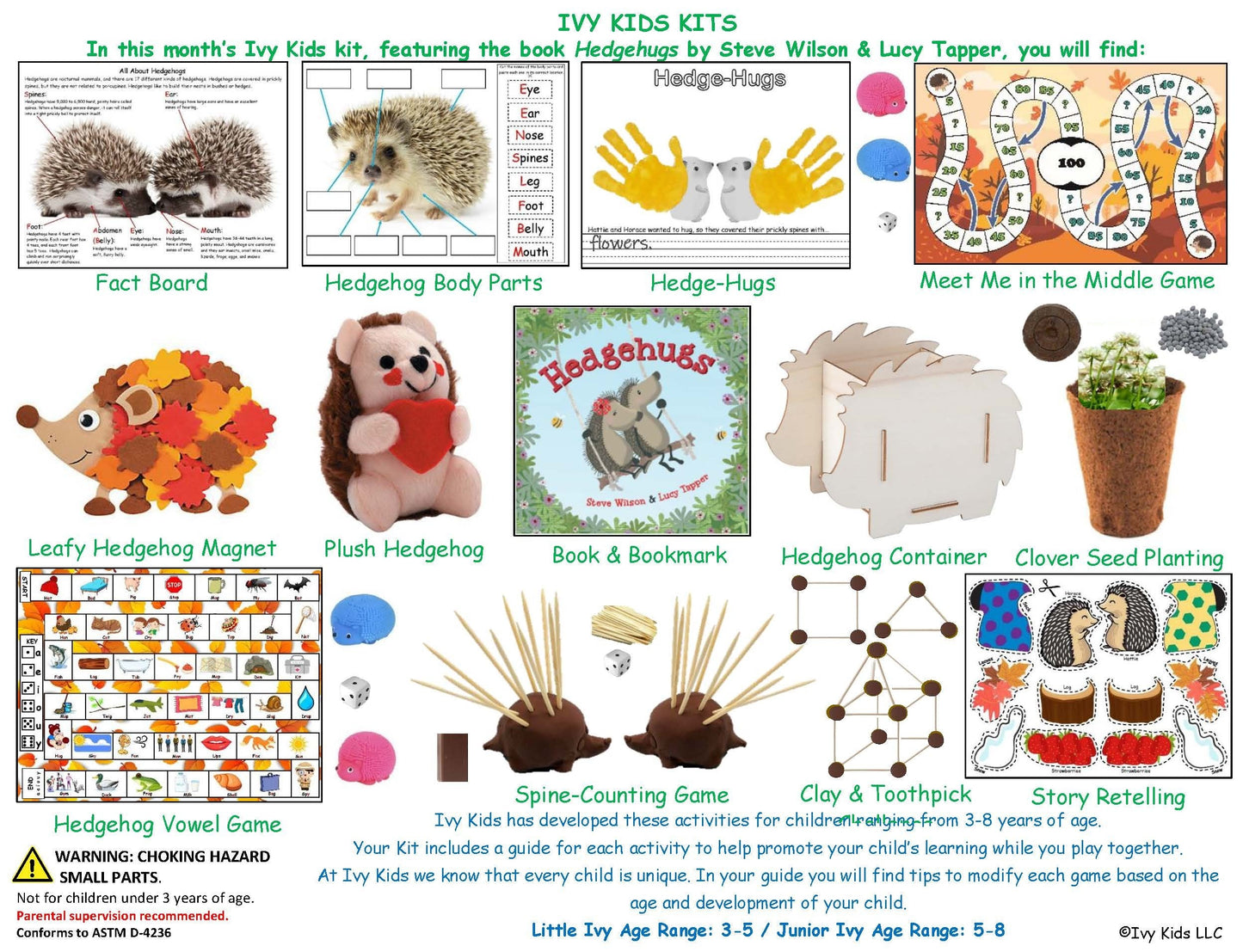 Hedgehog themed kids activities