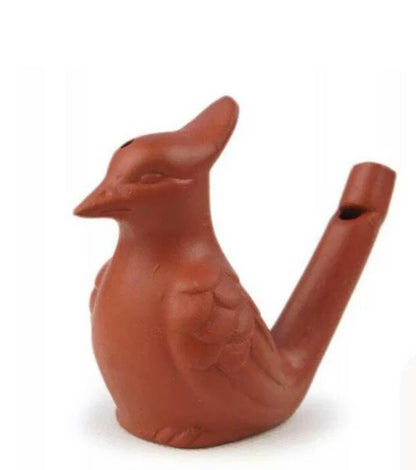 Ceramic bird whistle art project makes real bird sounds kids